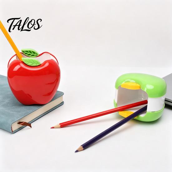 Fruit Shape Pen Holder, Large Capacity Desktop Pencil Organizer, Decorative Stationery Container Box for Home, Office, Classroom
