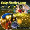 6/8/10 LED Solar Gartenleuchten Powered Firefly Lichter Outdoor Wasserdicht Lebendige Gartenleuchten für Terrasse Weg Dekoration,Warm