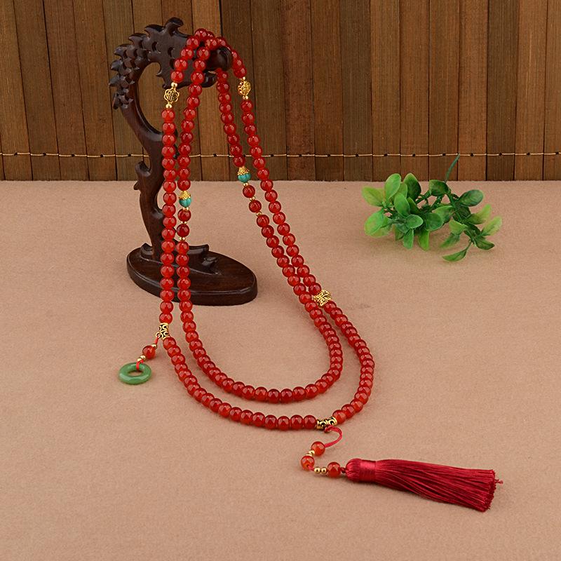 New Chinese Ethnic Multi-Layered Tassel Necklace