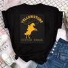 Yellowstone Dutton Ranch T Shirt TV Shows Tshirts Harajuku Western Cowboy Tshirt Unisex Plus Size Ropa Hombre Camisetas