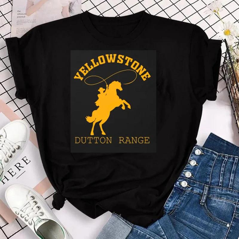Yellowstone Dutton Ranch T Shirt TV Shows Tshirts Harajuku Western Cowboy Tshirt Unisex Plus Size Ropa Hombre Camisetas