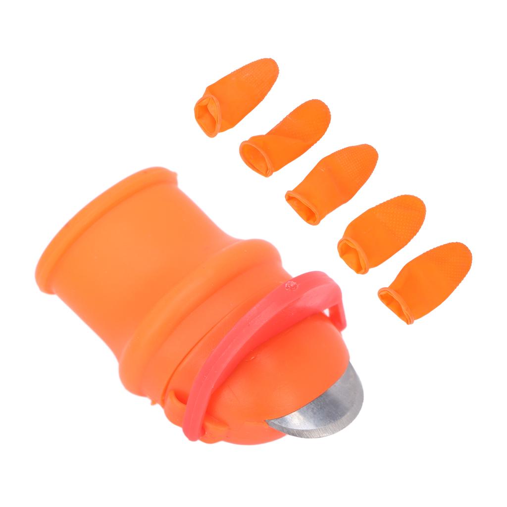 Wielofunkcyjny nóż na kciuk do ogrodu, do zbierania owoców i warzyw, silikonowy nóż na kciuk