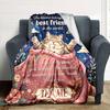 Love Friendship Blanket Blanket Warmthful Decor Great For Sofa Couch Office Bed Picnics Four Seasons Multipurpose Digital Print Birthday Christmas