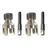 Double Purpose Pipe Tap Set for Internal External Threader 1/2" 3/4" Size High Carbon Steel Hexagonal Shank Drill Tool