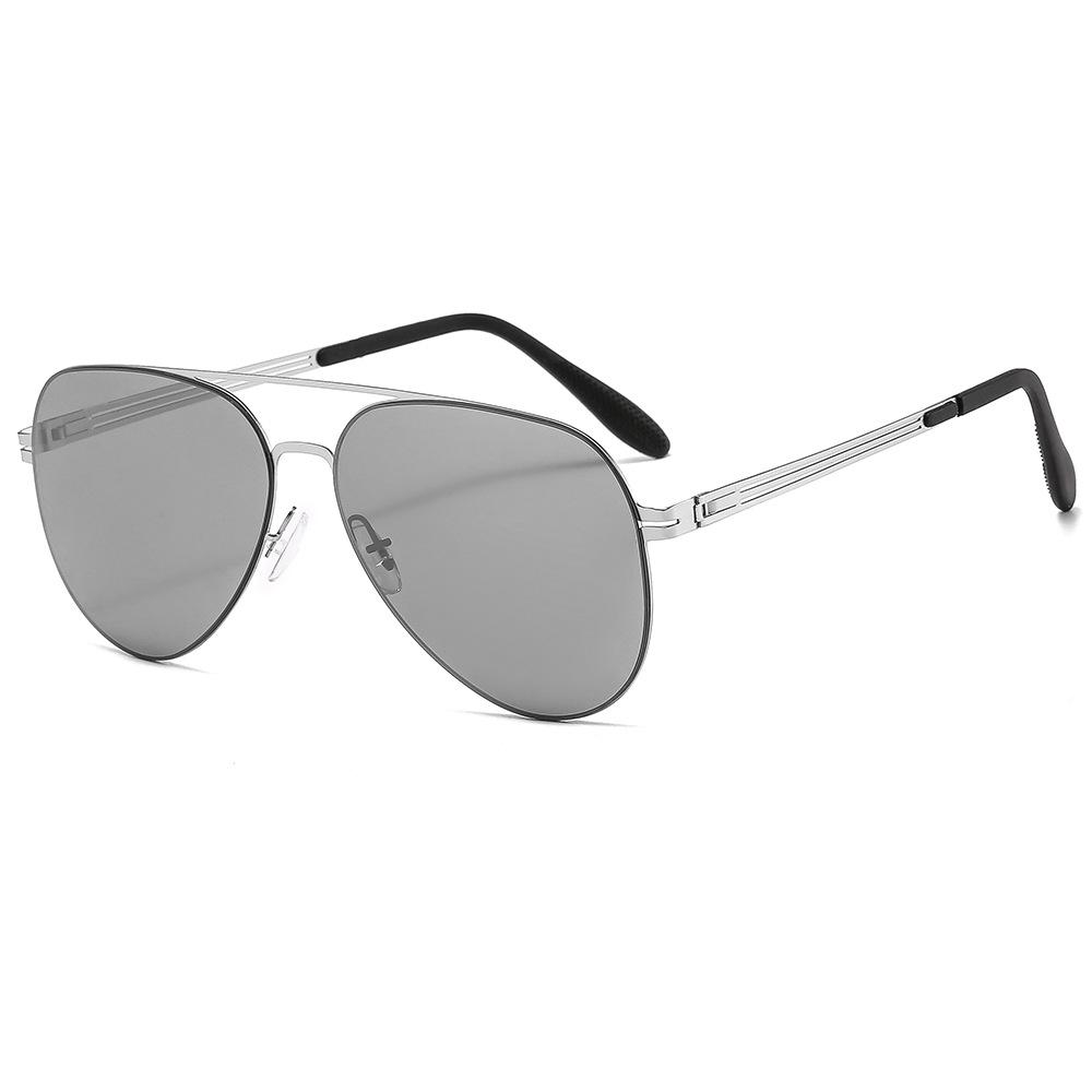 Red Wolf Polarized Photochromic Night Vision Rimless Sunglasses 5021