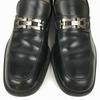 Salvatore Ferragamo Hergestellt in Italien Vollleder Bit Loafer Slipper Schuhe Schwarz Größe 9.5EE Herren(GEBRAUCHT)