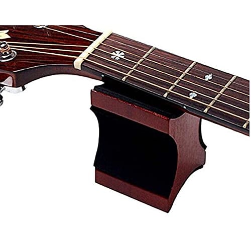 Fieldlabo Convenient Guitar Pillow Neck Rest Makes Changing Strings and Maintenance Easier (Wood Type)