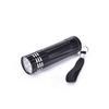 Mini Uv Ultra Violet 9 Led Flashlight Blacklight Light Inspection Lamp Torch