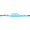 Montre enfant - QBOS - QBOS - Bleu - Boîtier 28 mm - Bracelet silicone multicolore (cœur)