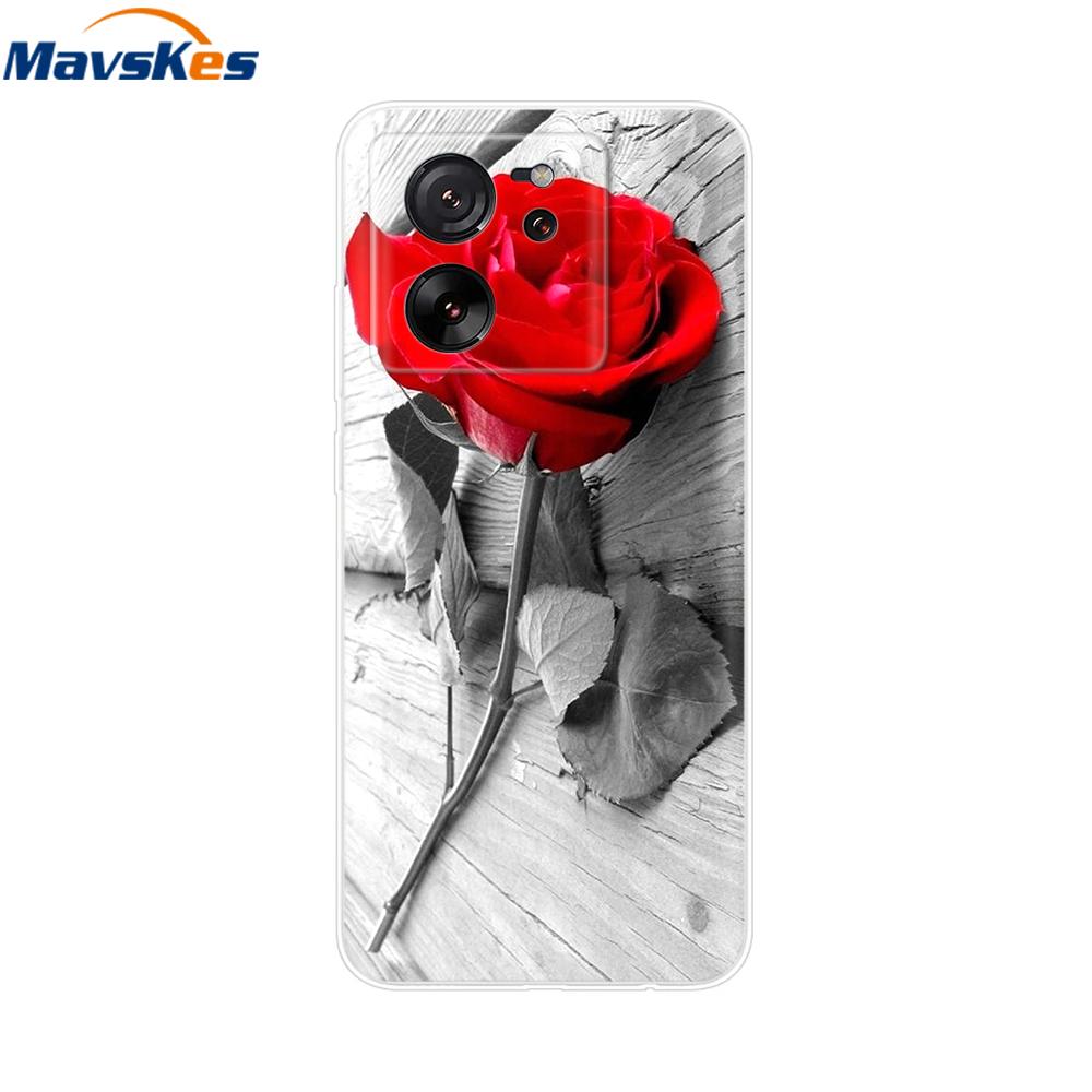 Clear Silicone Case For Xiaomi 13T Pro Back Cover For Xiaomi 13T Case Soft TPU Bumper Protective Phone Cases Mi13T Fundas Coque