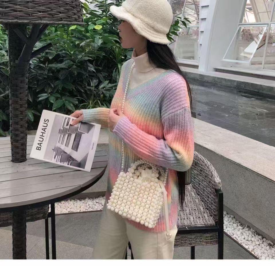 Yangmei Beaded Pearl Crossbody Handbag