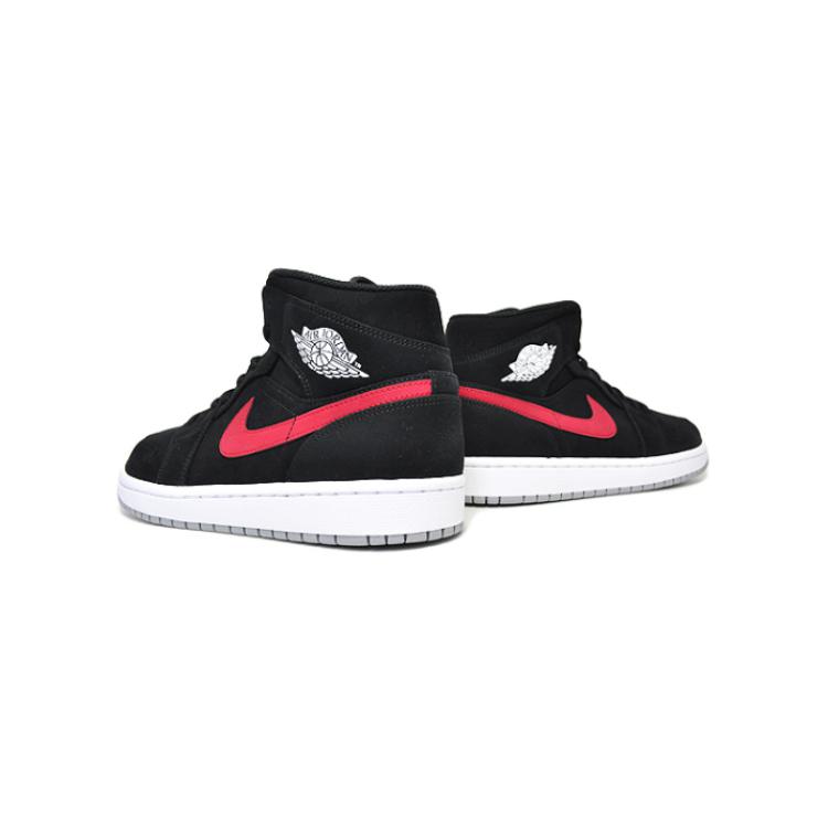 Jordan 1 Mid Multi-Color Swoosh Black TD 640735-065
