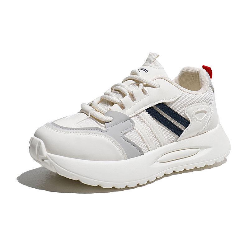 Løpe støtdempende myksålede fritidssportssko dame vår og høst 2025 ny super hot lett allsidig student pappa sko