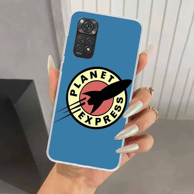 Futurama Planet Express Phone Case for Xiaomi Redmi Note 15 14 14S 13 12S 12 Pro 11S 11 Plus 11T 11E 10S Soft Funda Print Shell