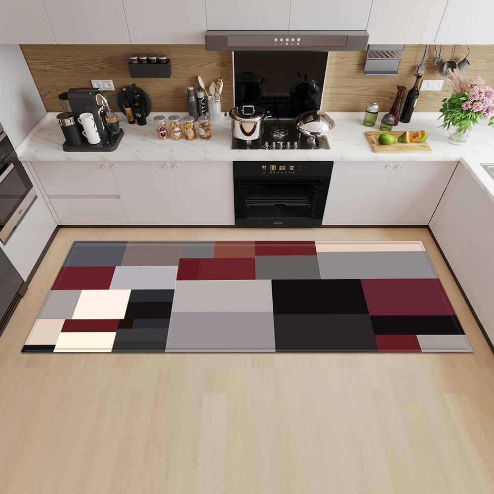Kitchen Mat Porch Door Mat Bedroom Long Carpet Home Balcony Bathroom Non-slip Floor Living Room Carpet
