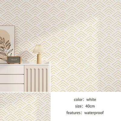 40cm European Style Modern Wall Sticker Waterproof and Moisture-proof Thickened Background Wallpaper Room Decoration Bedroom