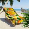 Lemon and Citrus Pattern Beach Towel Beach towel quick-drying for travel outdoor sports jogging beach and swimming