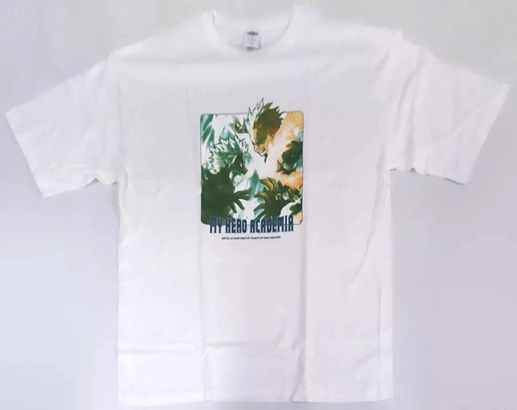 Shoto Todoroki VS Dabi T-shirt White XL Kohei Horikoshi MHA Exhibition 4XL