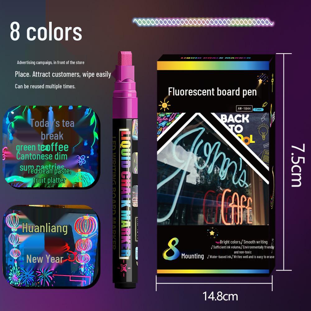 LED Löschbarer Fluoreszierender Textmarker für Tafeln und Whiteboards