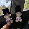 Cute Doll Mei Mei Duffy Snowman Couple Autumn and Winter Car Seatbelt Shoulder Pad Anti-Neck Strain Female Car Interior Accessories