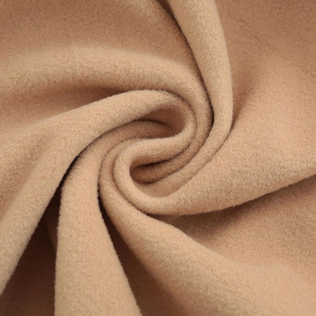 Winter Warm Frauen Knöpfe Wollmantel Graben Jacke Gürtel Mantel Outwear