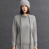 Women's Cashmere Round Neck Loose Knitwear - Autumn/Winter Lazy Style Fashion
