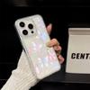 Translucent flash drill is suitable for Apple 16promax mobile phone case transparent soft case iPhone14 large hole 15/11/xs