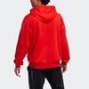 adidas Sweatshirts Men's Bright Pink Red Hooded Moderate Regular GE4146