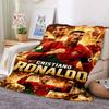 Cristiano Ronaldo Flannel Blanket Throw Blanket Soft Warm Sofa Bed Camping Car home Decor Unique Christmas Gift C9301843