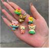 6pcs Kuma  Action Figures Anime Relaxed Bear Model Toys Mini Cartoon Doll Desktop Ornament Collectibles Toys Kids Gifts