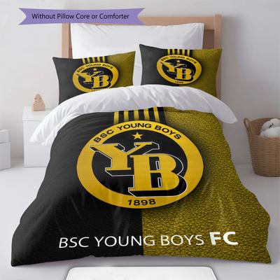 BSC Young Boys Pattern Bedding Home Decoration Birthday Gift ( 1 Duvet Cover + 2 Pillowcase, Without Core),fan Merchandise.