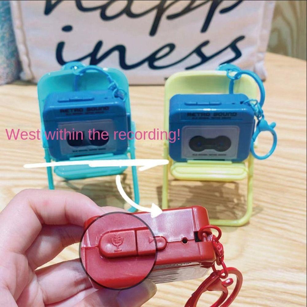 Cassette Recorder Music Key Chain Storage Box Key Storage Holder Holder Wall Keychain Friend Gift