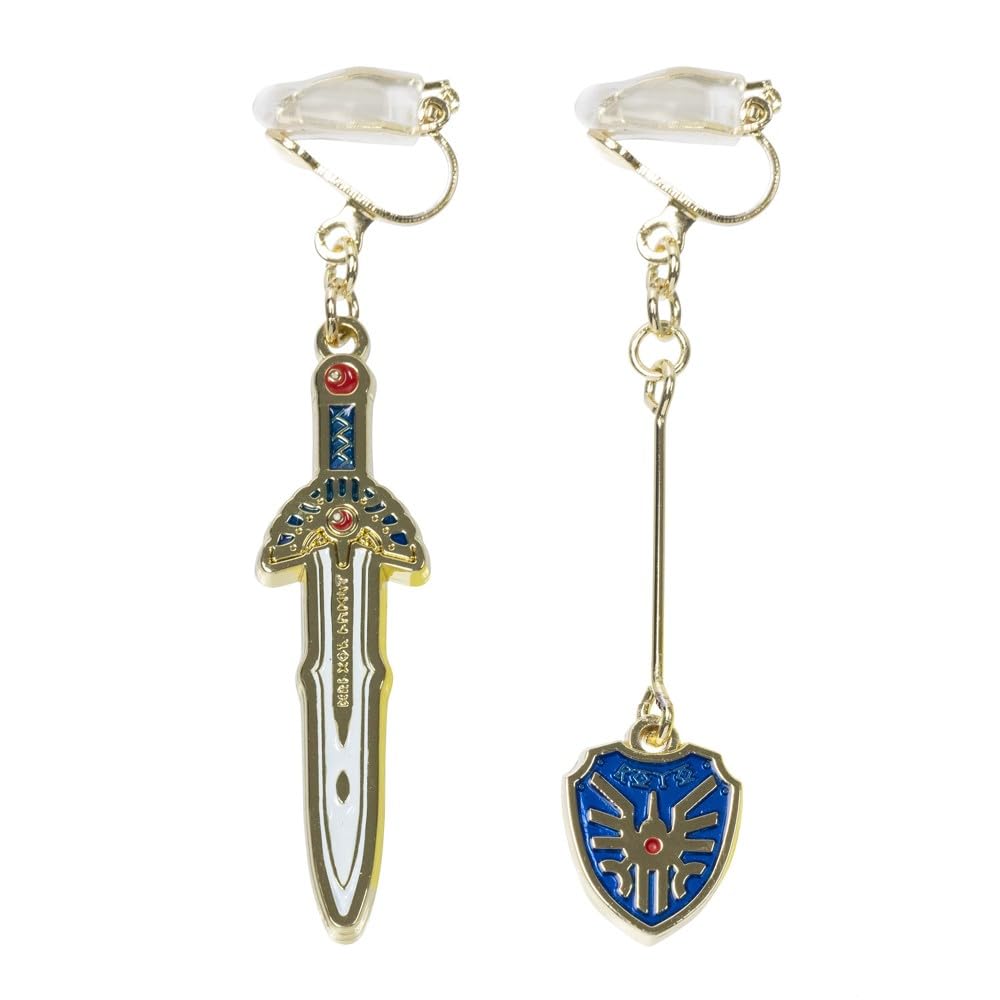 

Smile Slime Cosmetics Beauty Earrings Sword & Loto s & Loto s Shield
