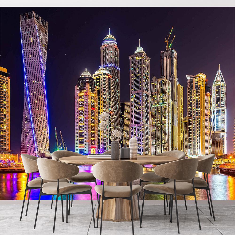 3d Mural Large City Night View Wall Mural For Bedroom Living Room Tv Background Sofa Wallpaper