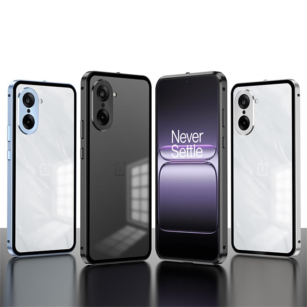 Matný kryt pro OnePlus Nord CE5 5G/Ace 5 Racing 5G z hliníkové slitiny + PC, kryt na telefon s vyskakovacím zacvakávacím zámkem