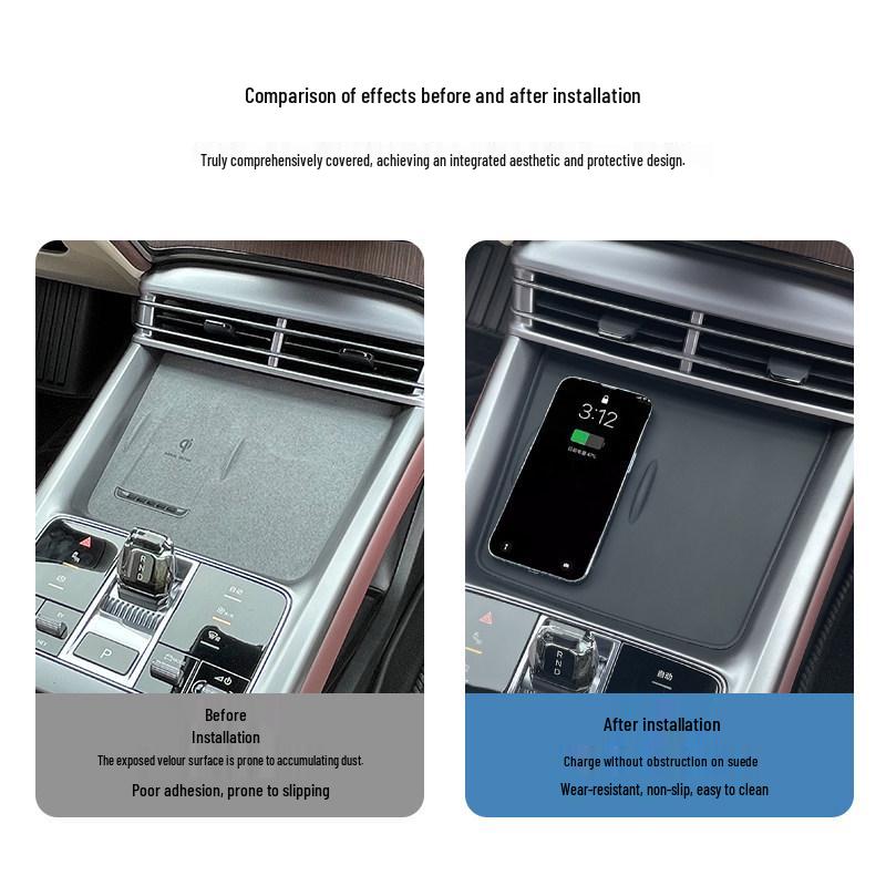 Non-Slip Silicone Pad for BYD Seal 07 DM-i: Compatible with Wireless Charging