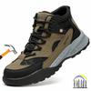 Steel Toe Safety Boots for Men Industry Construction Waterproof Boots Non Slip Work Shoes Lightweight Comfortable Safety Shoes