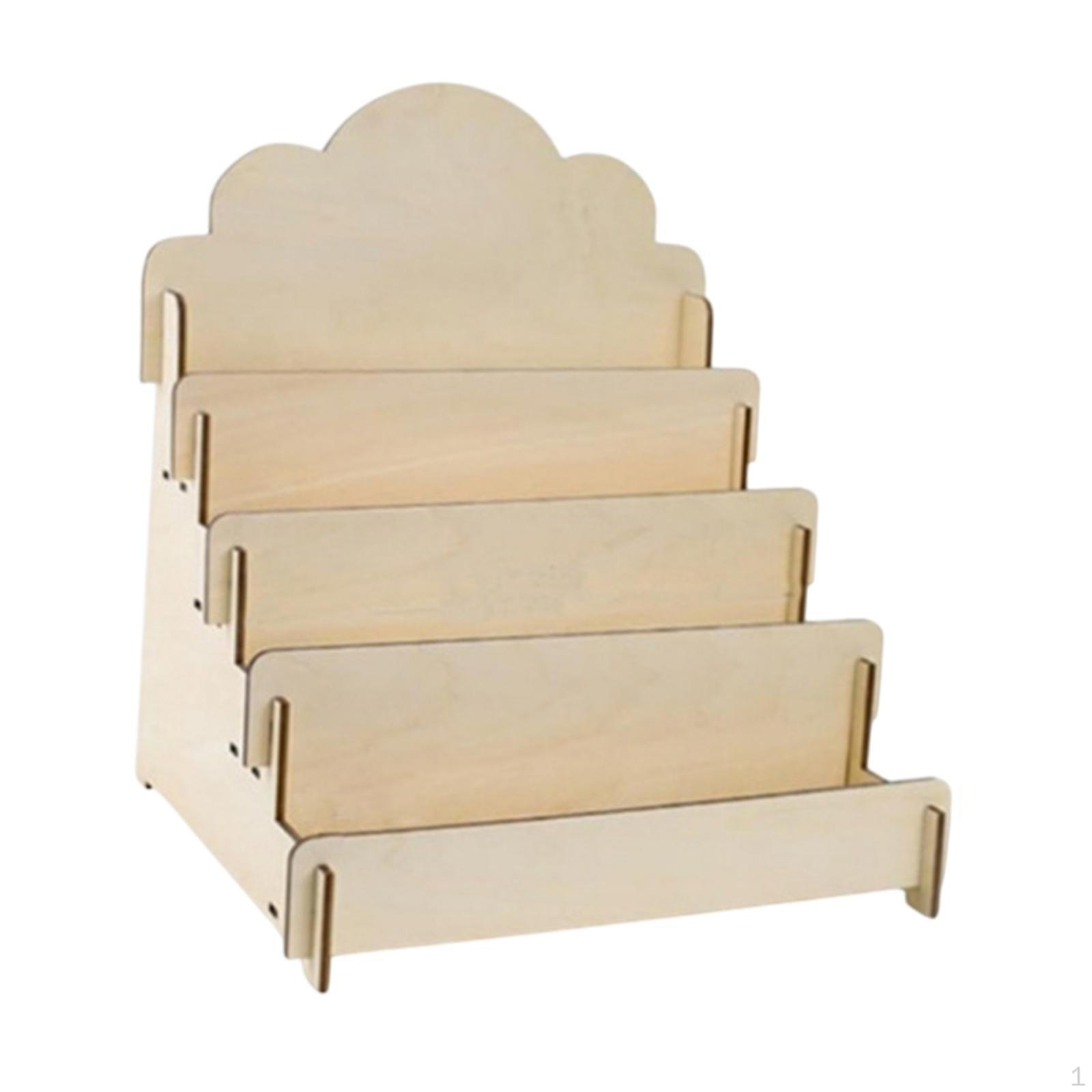 

Підставка для листівок 4 слоти збірна тримач для листівок та книг 40x26.4x41cm