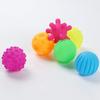6er-Pack sensorische Bälle für Kinder, Babyspielzeug, mehrfarbige sensorische Bälle mit Textur, Set aus weichen Massagebällen mit Textur