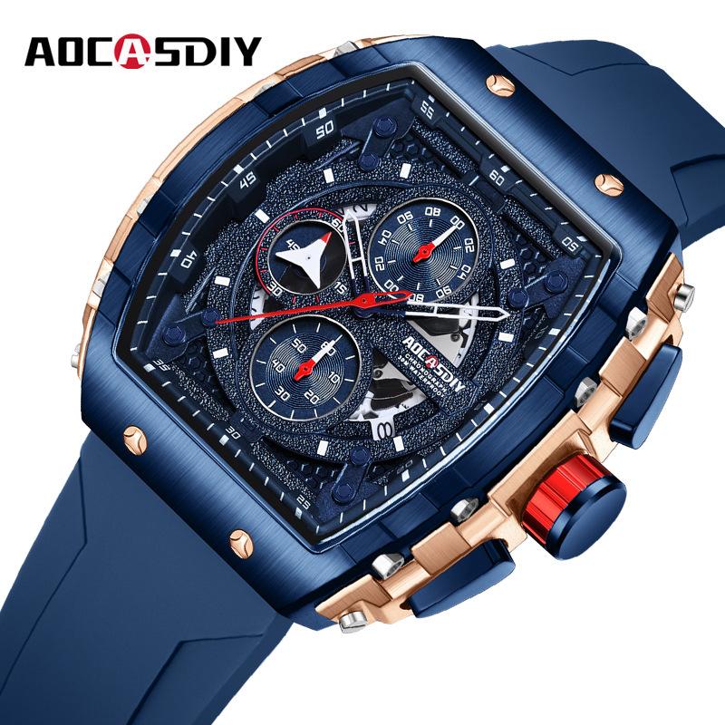 Fashion Movement Quartz Watch For Men Business Date Wristwatch Luxury Waterproof Time Clock