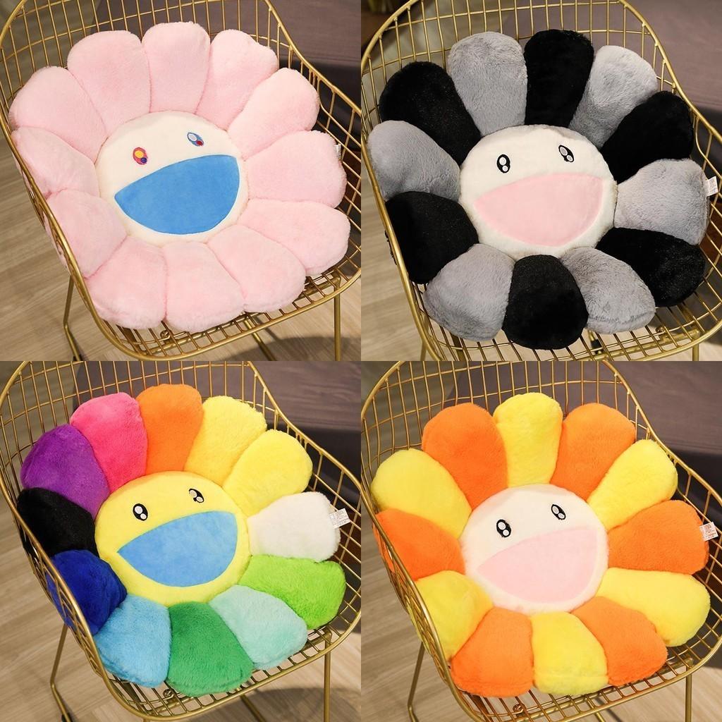 Joyful Takashi Murakami Rainbow Flower Pillow Plush Colorful Stuffed Toy Ideal For Gifting