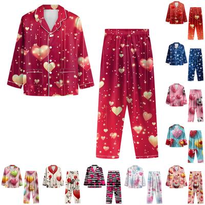 Ladies' Long Sleeved Long Pants Casual Home Set