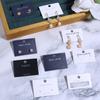 20pcs/lot Earrings Ear Studs Packaging Card Blank Jewelry Display Card Thick Card For Jewelry Packaging Material Supply