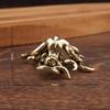 1 Pcs Vintage Brass Mermaid Figurine, Handmade Copper Table Decor, Tea Pet Ornament Desktop Handmade Ornament