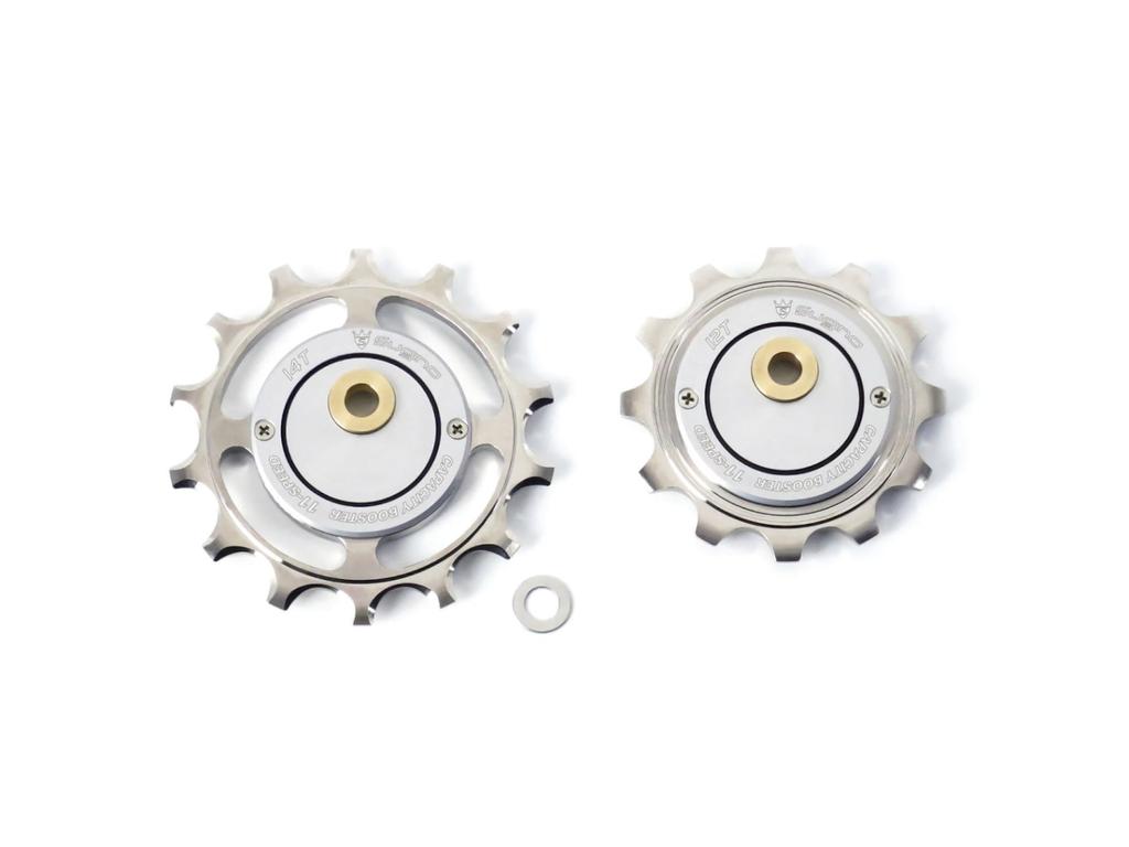 Sugino CAPACITY BOOSTER 11S Pulley Set S3 12T for Shimano 11S (Guide)/14T (Tension)