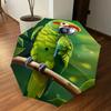 1PC Parrot, Branch Automatic Open/Close Umbrella Compact Folding Umbrella with 8-Rib Shaft Lightweight Esign, Highquality Fabric1176A
