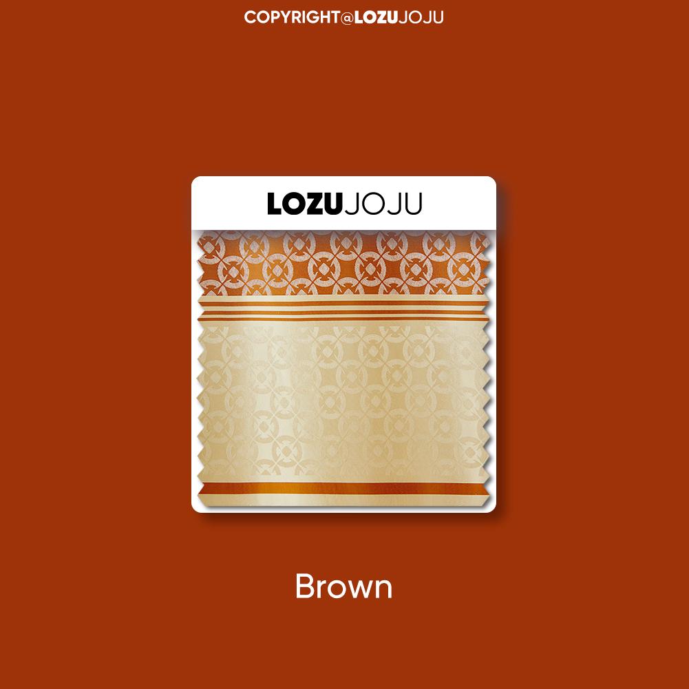 

1 шт. LOZUJOJU 70-80% затемнення Інтегровані декоративні штори з китицями з європейською жаккардовою обробкою для спальні, вітальні, домашнього декору W132cm x L213cm коричневий