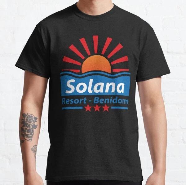 The Solana Resort Benidorm Retro Vintage Gift Classic T-Shirt S-3XL L