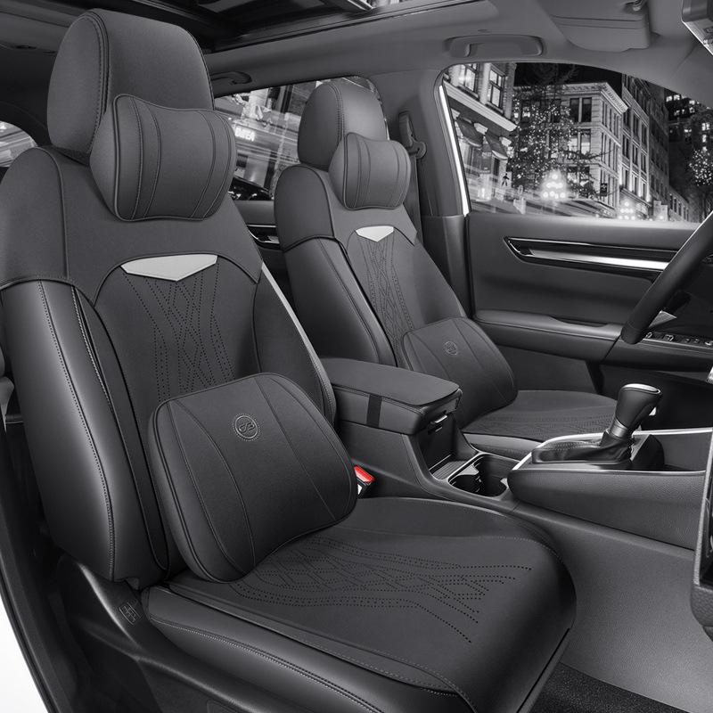 Universal Suede Seat Cover for Dongfeng Honda CR-V - Semi-Enclosed, Four Seasons, 2023
