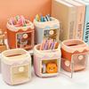 1pcs Cute Bear Pencil Holder Pen Table Organizer Multipurpose Decoration Box-Neverdie Store Compact Storage